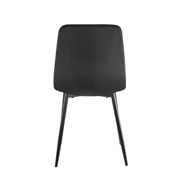 Krzesło tapicerowane czarny nogi czarny K5-ZA 3